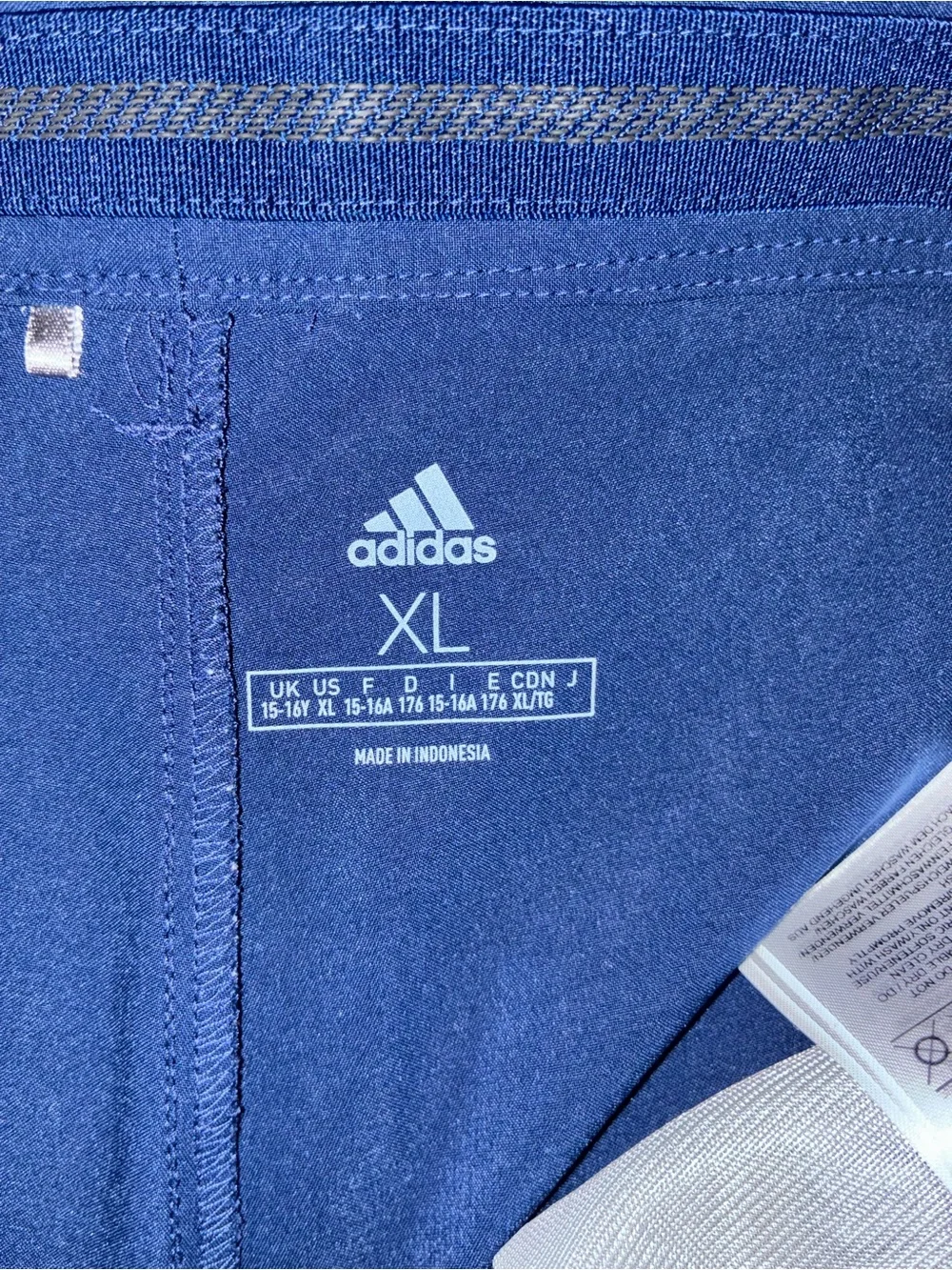 adidas boy’s golf Navy Flat Front Performance Shorts